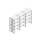 Voordeelrij Nedcon SF Legbordstelling 2000x3030x800mm hxbxd 4 niveaus Metaal Verzinkt 80kg Dubbel