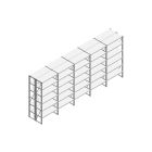 Voordeelrij Nedcon SF Legbordstelling 2200x5030x800mm hxbxd 6 niveaus Metaal Verzinkt 80kg Dubbel