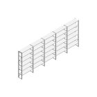 Voordeelrij Nedcon SF Legbordstelling 2500x6530x400mm hxbxd 6 niveaus Metaal Verzinkt 65kg Enkel