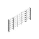 Voordeelrij Nedcon SF Legbordstelling 3000x6530x300mm hxbxd 6 niveaus Metaal Verzinkt 70kg Enkel