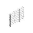 Voordeelrij Nedcon SF Legbordstelling 3000x3930x400mm hxbxd 7 niveaus Metaal Verzinkt 65kg Enkel