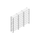 Voordeelrij Nedcon SF Legbordstelling 3000x3930x600mm hxbxd 8 niveaus Metaal Verzinkt 60kg Enkel