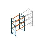 Beginsectie Nedcon Palletstelling 3000x1825x1100mm hxbxd CC09040/1006820 3niveaus 2750kg/niv