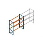 Beginsectie Nedcon Palletstelling 3000x2700x1100mm hxbxd CC09040/1006820 3niveaus 2000kg/niv
