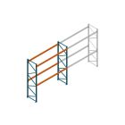 Beginsectie Nedcon Palletstelling 3000x3600x1100mm hxbxd CC13050/1006820 2niveaus 2650kg/niv