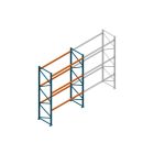 Beginsectie Nedcon Palletstelling 4000x2700x1100mm hxbxd CC11040/1006820 3niveaus 2500kg/niv
