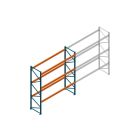 Beginsectie Nedcon Palletstelling 4000x3600x1100mm hxbxd CC13050/1006820 3niveaus 2650kg/niv