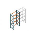 Beginsectie Nedcon Palletstelling 4000x1825x1100mm hxbxd CC09040/1006820 4niveaus 2750kg/niv