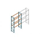 Beginsectie Nedcon Palletstelling 4500x2700x1100mm hxbxd CC13040/1006820 3niveaus 3150kg/niv