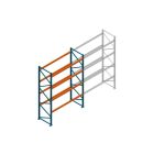 Beginsectie Nedcon Palletstelling 4000x2700x1100mm hxbxd CC11040/1007825 4niveaus 2500kg/niv