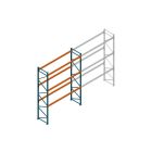 Beginsectie Nedcon Palletstelling 5000x3600x1100mm hxbxd CC13050/1007825 3niveaus 2650kg/niv