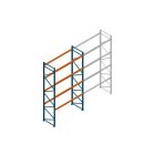 Beginsectie Nedcon Palletstelling 5000x2700x1100mm hxbxd CC13040/1007825 4niveaus 3150kg/niv