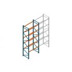 Beginsectie Nedcon Palletstelling 5000x1825x1100mm hxbxd CC09040/1007825 5niveaus 2750kg/niv