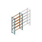 Beginsectie Nedcon Palletstelling 5000x2700x1100mm hxbxd CC11040/1007825 5niveaus 2500kg/niv
