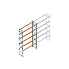 Beginsectie Nedcon Palletstelling 6500x3600x1100mm hxbxd CC15050/1007825 5niveaus 3850kg/niv