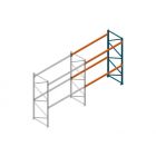 Aanbouwsectie Nedcon Palletstelling 3000x2700x1100mm hxbxd CC11040/1006820 2niveaus 2500kg/niv
