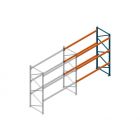 Aanbouwsectie Nedcon Palletstelling 3000x2700x1100mm hxbxd CC09040/1006820 3niveaus 2000kg/niv