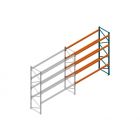 Aanbouwsectie Nedcon Palletstelling 4500x3600x1100mm hxbxd CC13050/1006820 4niveaus 2650kg/niv