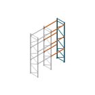 Aanbouwsectie Nedcon Palletstelling 5000x1825x1100mm hxbxd CC09040/1006820 3niveaus 2750kg/niv