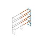 Aanbouwsectie Nedcon Palletstelling 5000x2700x1100mm hxbxd CC09040/1006820 3niveaus 2000kg/niv