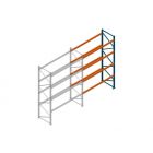 Aanbouwsectie Nedcon Palletstelling 4000x2700x1100mm hxbxd CC11040/1007825 4niveaus 2500kg/niv