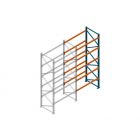 Aanbouwsectie Nedcon Palletstelling 4000x1825x1100mm hxbxd CC09040/1007825 5niveaus 2750kg/niv