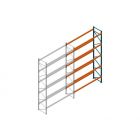 Aanbouwsectie Nedcon Palletstelling 6500x3600x1100mm hxbxd CC15050/1007825 5niveaus 3850kg/niv