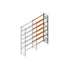 Aanbouwsectie Nedcon Palletstelling 6500x2700x1100mm hxbxd CC11040/1007825 6niveaus 2500kg/niv