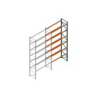 Aanbouwsectie Nedcon Palletstelling 6500x2700x1100mm hxbxd CC13040/1007825 6niveaus 3150kg/niv