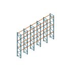 Voordeelrij Nedcon Palletstelling 6000x9725x1100mm hxbxd CC09040/1006820 5secties 3niveaus 2250kg/niv
