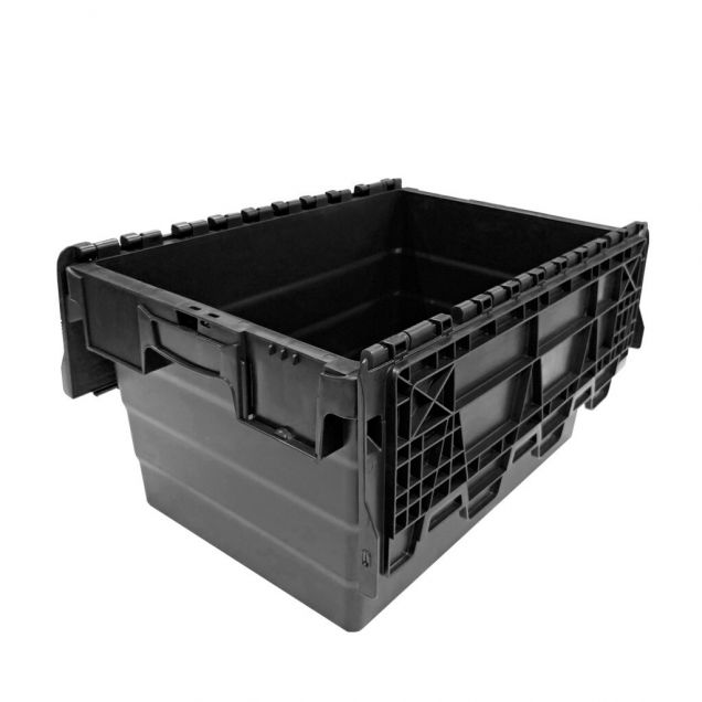 テバク 1/2/3 Distributiebak, transportbak 600x400x320 mm (lxbxh) zwart kopen?