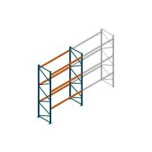 Beginsectie Nedcon Palletstelling 4000x2700x1100mm hxbxd CC13040/1006820 3niveaus 3150kg/niv
