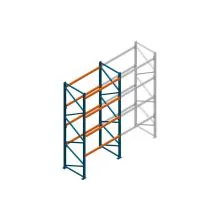 Beginsectie Nedcon Palletstelling 4000x1825x1100mm hxbxd CC09040/1006820 4niveaus 2750kg/niv