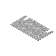 Vulplaat Nedcon 200x100x2mm Verzinkt