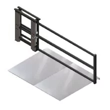 Schuifhek enkel 2450x1000 mm (bxh) antraciet