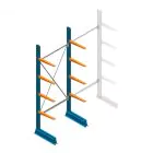 Beginsectie Draagarmstelling licht Enkelzijdig 2500x1000x500mm (hxbxd) 4 niveaus