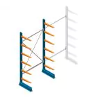 Beginsectie Draagarmstelling licht Enkelzijdig 2500x1250x500mm (hxbxd) 6 niveaus