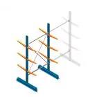 Beginsectie Draagarmstelling licht Dubbelzijdig 2500x1250x500mm (hxbxd) 3 niveaus