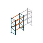 Beginsectie Nedcon Palletstelling 3000x1825x1100mm hxbxd CC09040/1006820 3niveaus 2750kg/niv