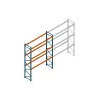 Beginsectie Nedcon Palletstelling 4500x3600x1100mm hxbxd CC13050/1006820 3niveaus 2650kg/niv