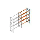 Aanbouwsectie Nedcon Palletstelling 4500x2700x1100mm hxbxd CC09040/1006820 4niveaus 2000kg/niv